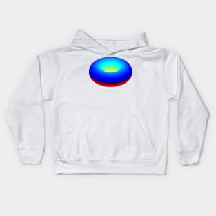 Psychedelic donut glazing Kids Hoodie